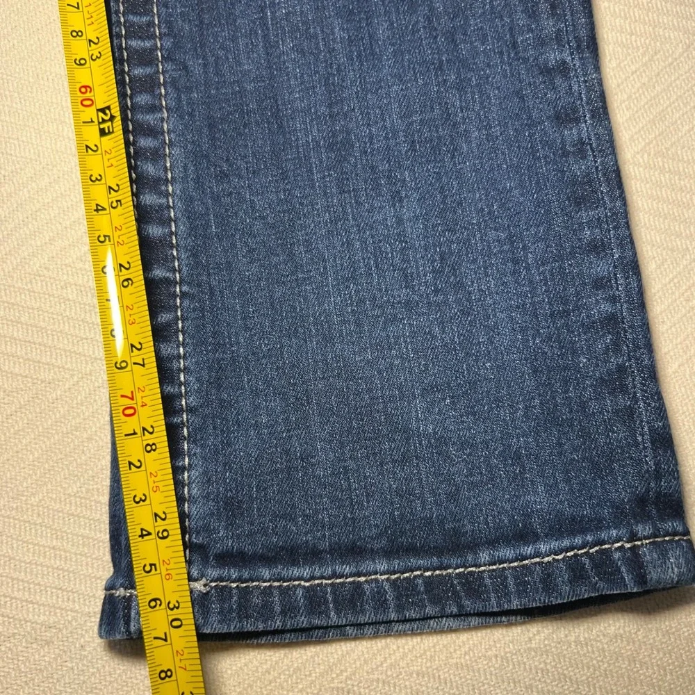 Miss Me Easy Straight Low Rise Embellished Jeans Medium Wash Y2K 27